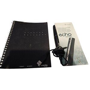 LiveScribe Starter Notebook Echo Smartpen 2GB Instructions FOR PARTS Not Working